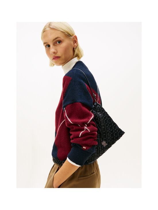 Tommy Hilfiger - Braided Shoulder -punosolkalaukku - BDS BLACK | Stockmann - photo 5