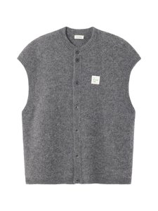 American Vintage - Kootud vest Vitow - STEEL MELANGE | Stockmann