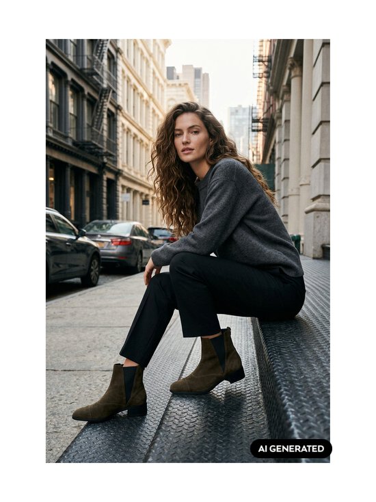 Coccinelle - Chelsea Suede Leather -nilkkurit - W25 FANGO | Stockmann - photo 6