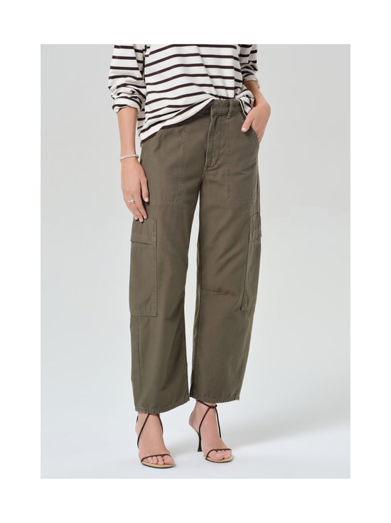 Citizens of Humanity - Marcelle Low Slung Easy Cargo bikses ar augšstilbu kabatām - DGWOD DOGWOOD (DK GREEN) | Stockmann - photo 7