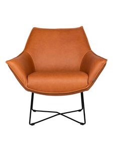 Furninova - Egon-nojatuoli Jesolo-nahka cognac - BROWN | Stockmann
