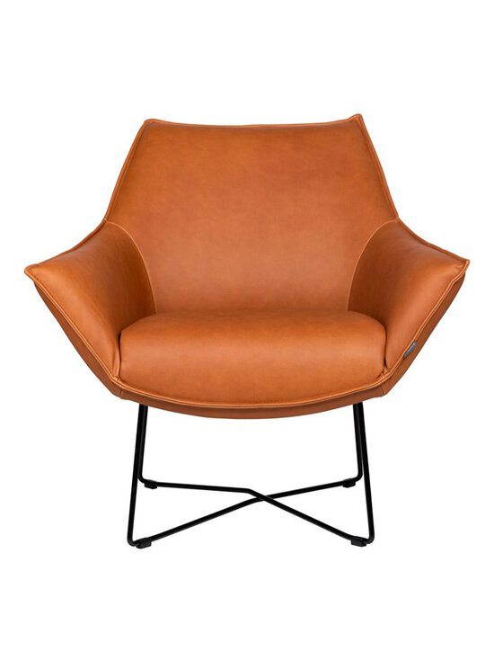 Furninova - Egon-nojatuoli Jesolo-nahka cognac - BROWN | Stockmann - photo 1