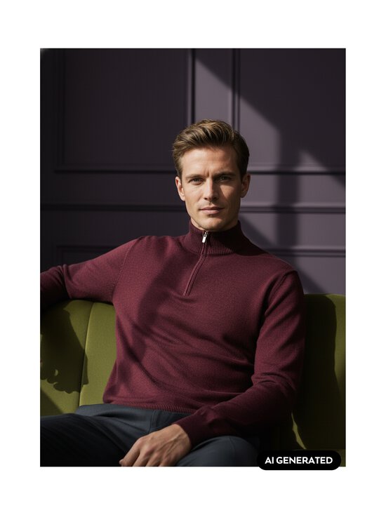 Only & Sons - Kudum OnsLoui Half Zip - PORT ROYALE DETAIL:MELANGE | Stockmann - photo 3
