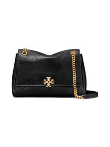 Tory Burch - Nahkkott Charlie Quilted Shoulder - BLACK | Stockmann