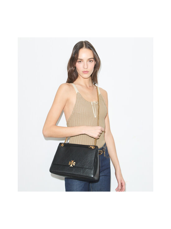 Tory Burch - Nahkkott Charlie Quilted Shoulder - BLACK | Stockmann - photo 6