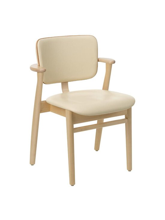 Artek - Domus-tuoli istuin- ja selkänojaverhoiltu Prestige-nahka cream / lakattu koivu - BEIGE | Stockmann - photo 1