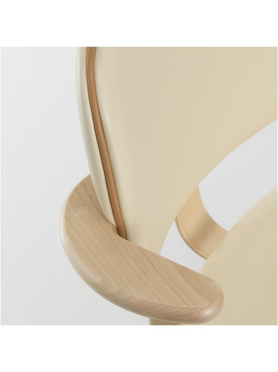 Artek - Domus-tuoli istuin- ja selkänojaverhoiltu Prestige-nahka cream / lakattu koivu - BEIGE | Stockmann - photo 3
