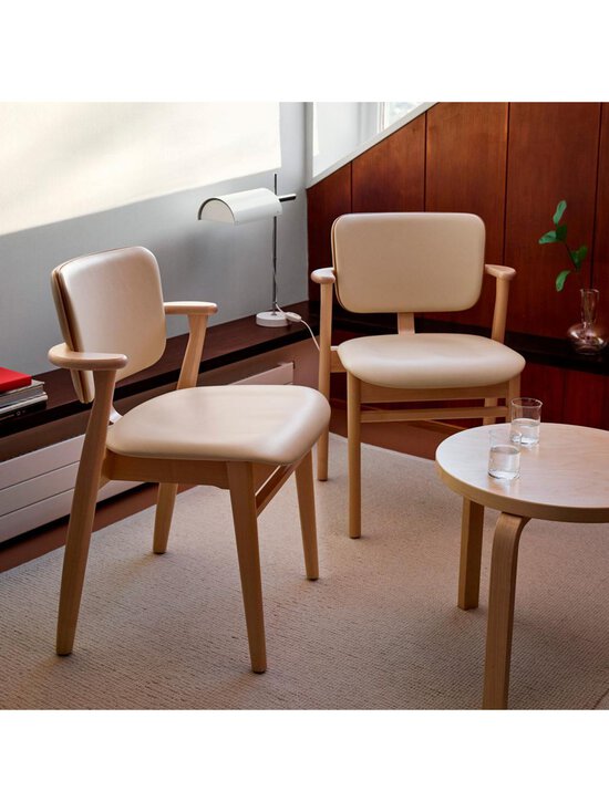 Artek - Domus-tuoli istuin- ja selkänojaverhoiltu Prestige-nahka cream / lakattu koivu - BEIGE | Stockmann - photo 4