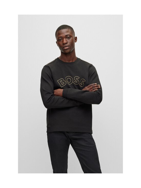 BOSS - Salbo Iconic -collegepaita - 001 BLACK - photo 2 BOSS - Salbo Iconic -collegepaita - 001 BLACK | Stockmann - photo 2