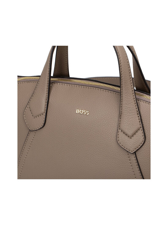BOSS - Lenah Zip Tote S -laukku - BROWN OVERFLOW | Stockmann - photo 3