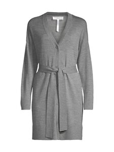 ESSENTIALS by Stockmann - Kardigan Adele - MID GREY MEL 245499 | Stockmann