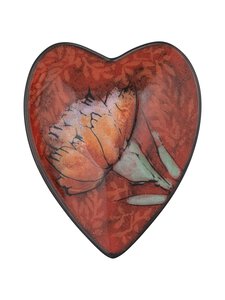 Pentik - Kimara Studio -sydänmalja 18 x 22 cm - RED | Stockmann