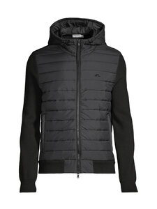J.Lindeberg - Hübriidjope Thorn Hood Knit - 9999 BLACK | Stockmann