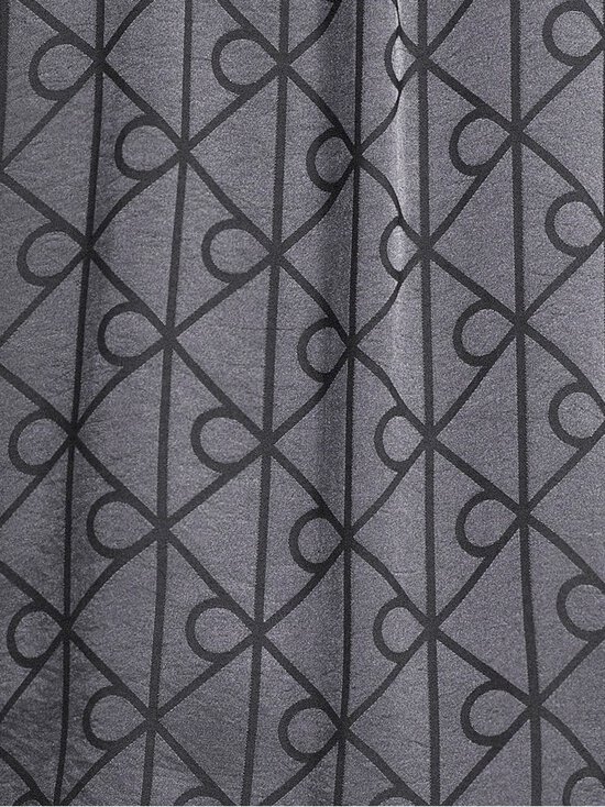 Calvin Klein Underwear - Pidžaamapluus Relaxed All Over Print - ZN1 19519 GIGA SATIN SHINE EMBLEM+BLACK | Stockmann - photo 5