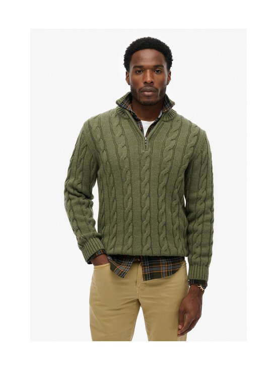 Superdry - Jacob-palmikkoneule - OCW MOSS GREEN - photo 3 Superdry - Jacob-palmikkoneule - OCW MOSS GREEN | Stockmann - photo 3