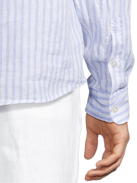 BOSS - Liam Striped -kauluspaita - 450 LIGHT/PASTEL BLUE | Stockmann - photo 6