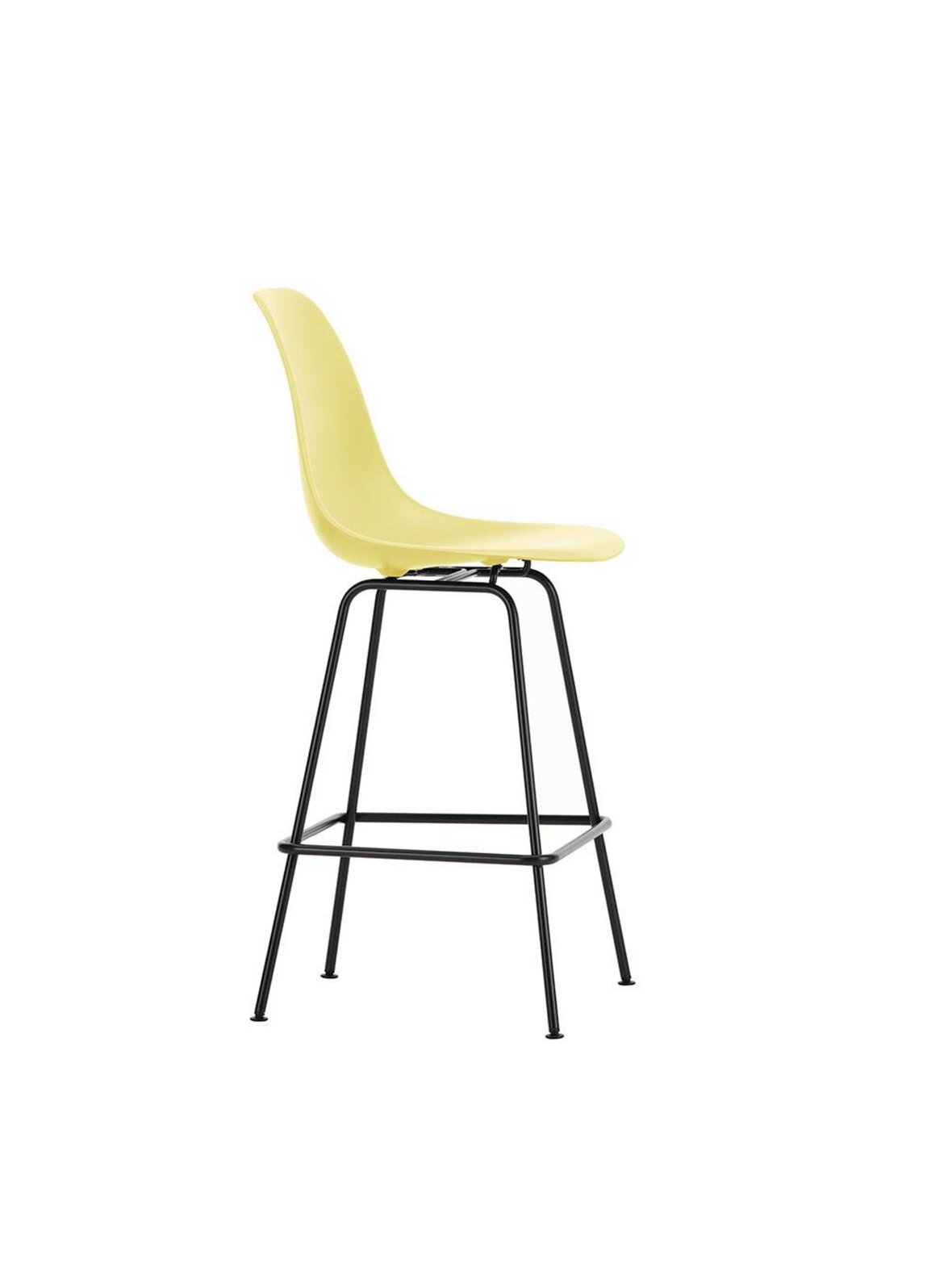 Eames re -baarituoli citron/musta medium
