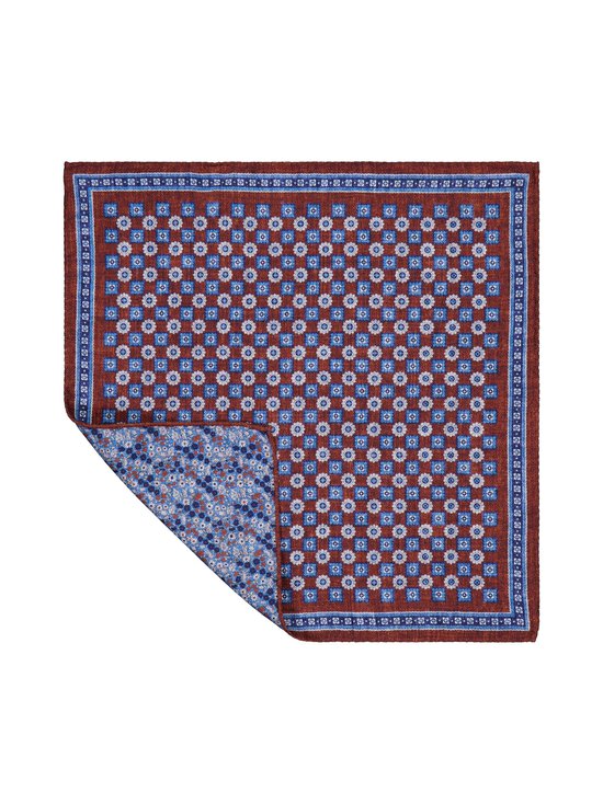 Stockholm Kravatt - Medalion & Flower -silkkitaskuliina - 2 BOWN/BLUE | Stockmann - photo 2