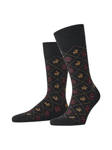 Burlington - Sokid Reindeer - BLACK (3000) | Stockmann
