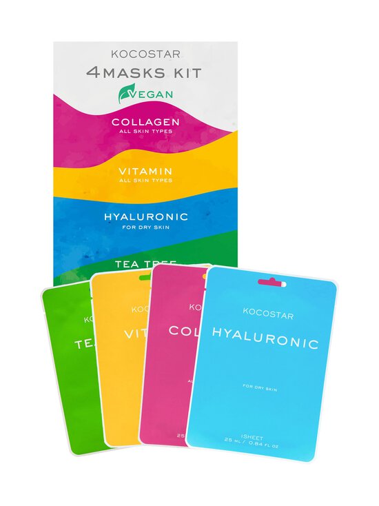 KOCOSTAR - 4 Masks Kit -kangasnaamio pakkaus - NOCOL | Stockmann - photo 1