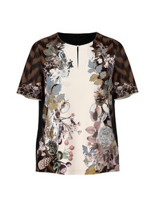 Marc Cain - Silkkipusero - 691 DEEP WOOD | Stockmann