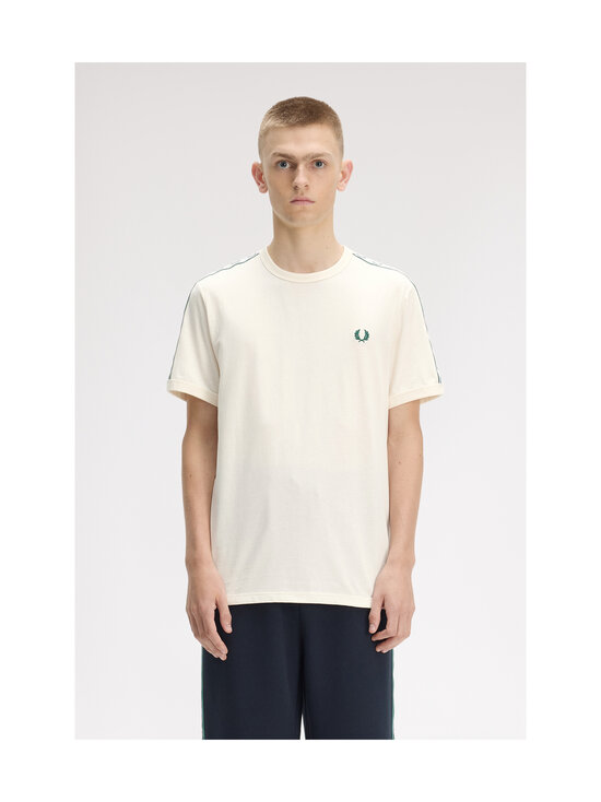 Fred Perry - Contrast Tape Ringer t-paita - ECRU | Stockmann - photo 3