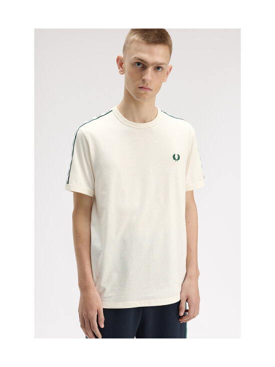 Fred Perry - Contrast Tape Ringer t-paita - ECRU | Stockmann - photo 6