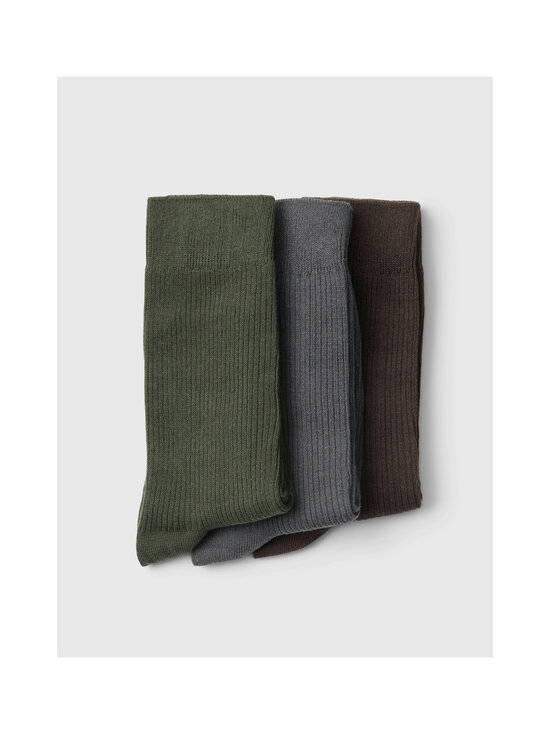 Selected - SlmKai zeķes 3-pāri - FOREST NIGHT | Stockmann - photo 3