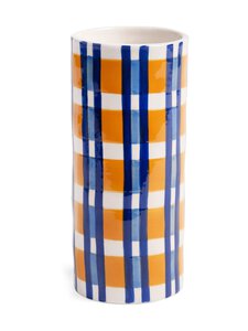 &klevering - Vase Clash Check -maljakko - MULTICOLOUR | Stockmann