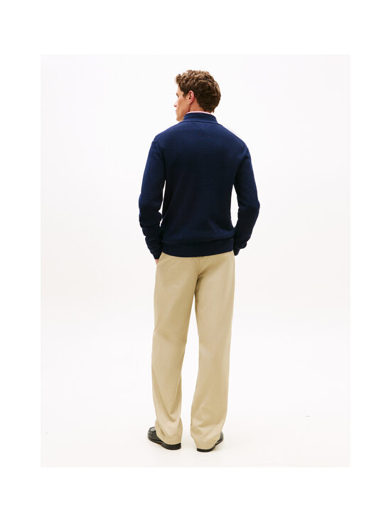 Tommy Hilfiger - Seasonal Structure Zip Mock -neule - DW5 DESERT SKY | Stockmann - photo 3