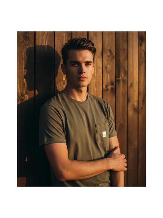 Makia - T-särk Square Pocket - 767 GREEN | Stockmann - photo 2