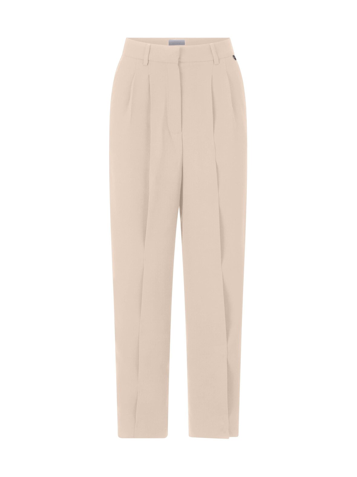 Cropped Wide Leg Pleated -housut