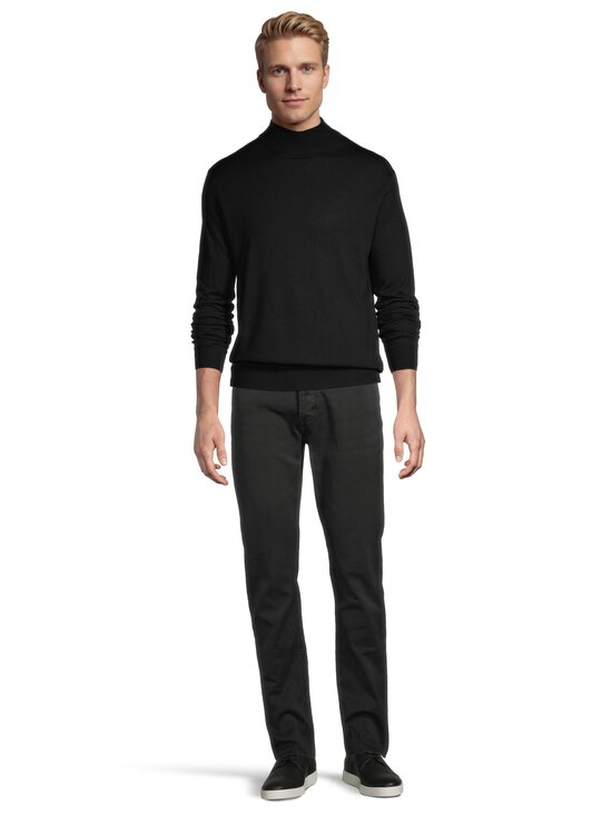 ESSENTIALS by Stockmann - Evan-merinoneulepaita - BLACK 99072 | Stockmann - photo 2