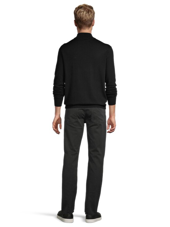 ESSENTIALS by Stockmann - Evan-merinoneulepaita - BLACK 99072 | Stockmann - photo 3