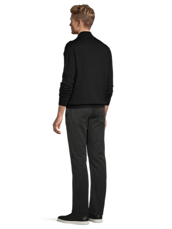 ESSENTIALS by Stockmann - Evan-merinoneulepaita - BLACK 99072 | Stockmann - photo 5