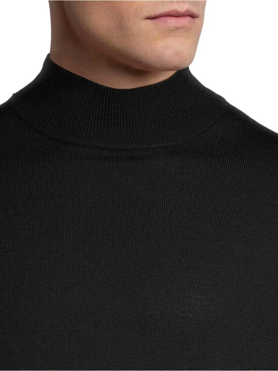ESSENTIALS by Stockmann - Evan-merinoneulepaita - BLACK 99072 | Stockmann - photo 6