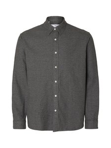 Selected - SlhRegNoah Brushed krekls - GRAY FLANNEL DETAIL:TWISTED - BLACK | Stockmann
