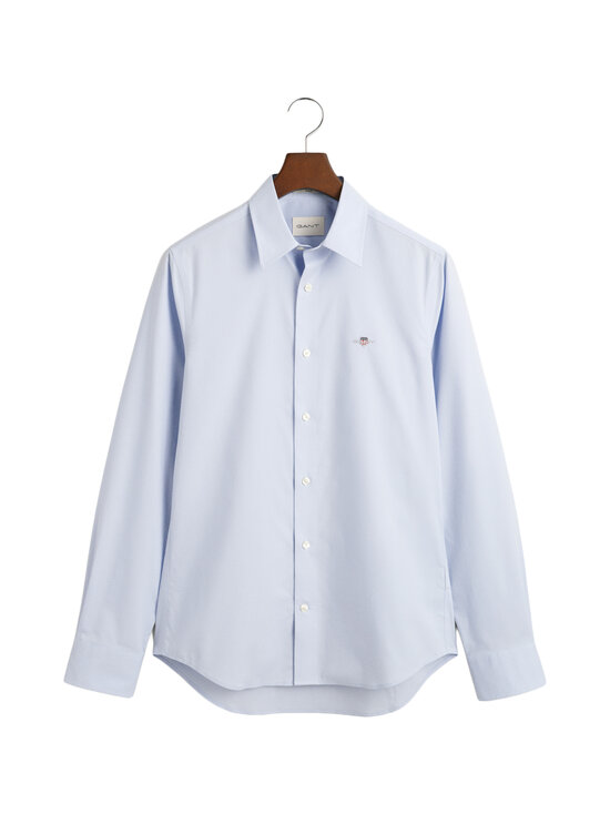 GANT - Slim Stretch poplīna krekls ar apkakli - 455 LIGHT BLUE | Stockmann - photo 1