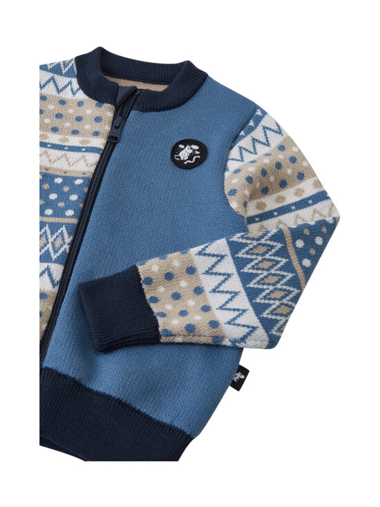 Reima - Muumi Idelar adīta vilnas jaka - 67A1 BLUE OCEAN | Stockmann - photo 3