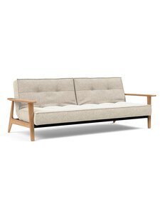Innovation Living - Splitback Frej -vuodesohva Taura-kangas 357 luonnonvalkoinen / tammi - BEIGE | Stockmann