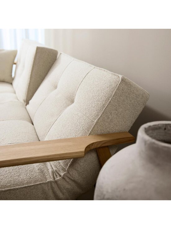 Innovation Living - Splitback Frej -vuodesohva Taura-kangas 357 luonnonvalkoinen / tammi - BEIGE | Stockmann - photo 15