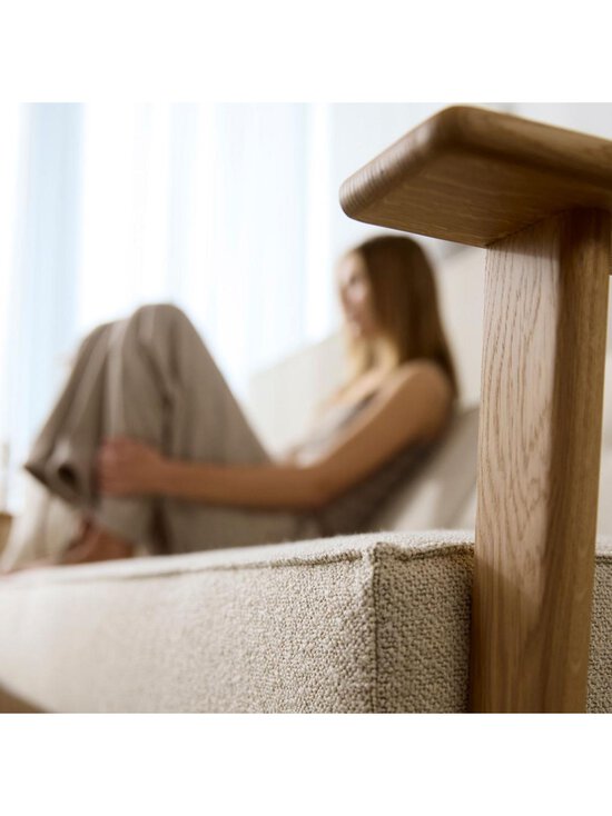 Innovation Living - Splitback Frej -vuodesohva Taura-kangas 357 luonnonvalkoinen / tammi - BEIGE | Stockmann - photo 16