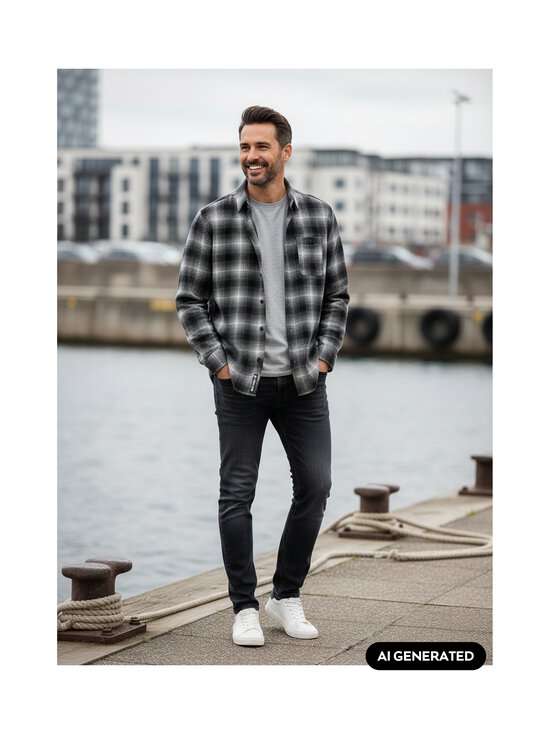 Jack & Jones - JjCamden flaneļa krekls ar apkakli - ASPHALT | Stockmann - photo 2