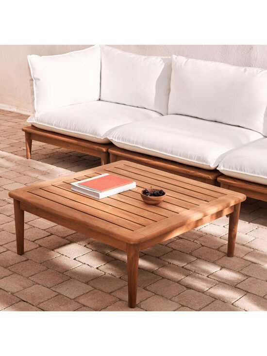 Kave Home - Portitxol-sohvapöytä tiikki 80 x 80 cm - BEIGE | Stockmann - photo 5