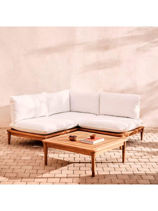 Kave Home - Portitxol-sohvapöytä tiikki 80 x 80 cm - BEIGE | Stockmann - photo 6