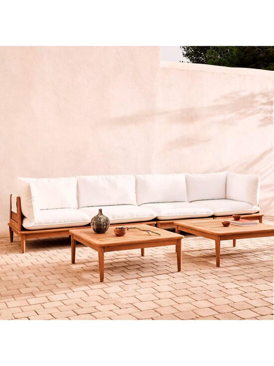 Kave Home - Portitxol-sohvapöytä tiikki 80 x 80 cm - BEIGE | Stockmann - photo 7