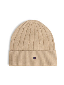 Tommy Hilfiger - Müts Essential Cable - AFO GENTLE GOLD HEATHER | Stockmann