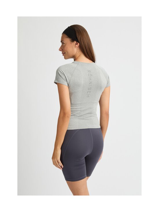 Röhnisch - Seamless Flex t-paita - 0006 GREY MELANGE | Stockmann - photo 4