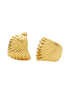 MISSOMA - Ripple Stud -kullatut korvakorut - GOLD | Stockmann