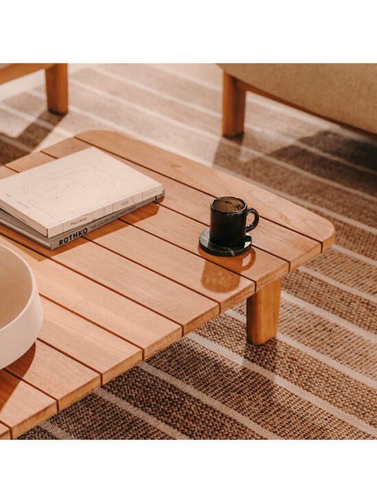 Kave Home - Tirant-sohvapöytä tiikki 70 x 140 cm - BROWN | Stockmann - photo 6